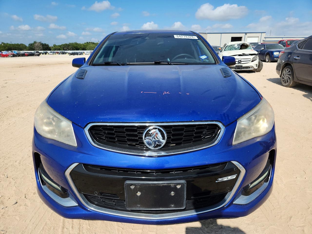 2016 Chevrolet Ss Blue vin: 6G3F25RW6GL220988