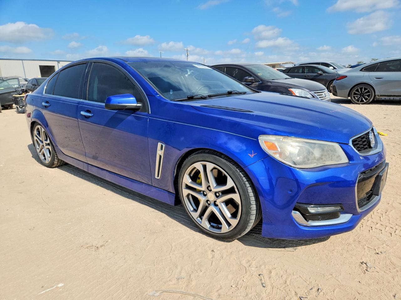2016 Chevrolet Ss Blue vin: 6G3F25RW6GL220988