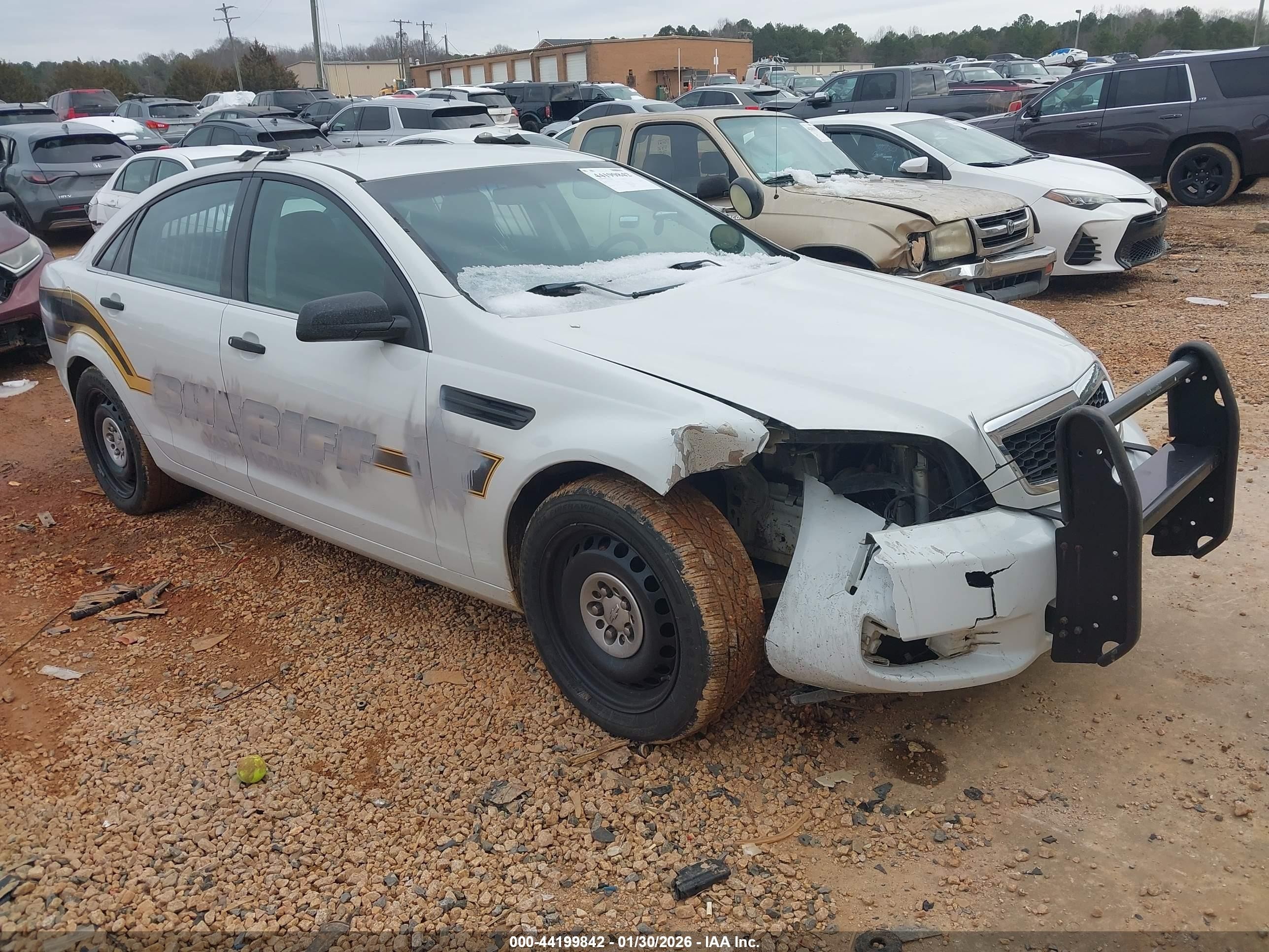 2015 Chevrolet Caprice Police White vin: 6G3NS5U22FL127352