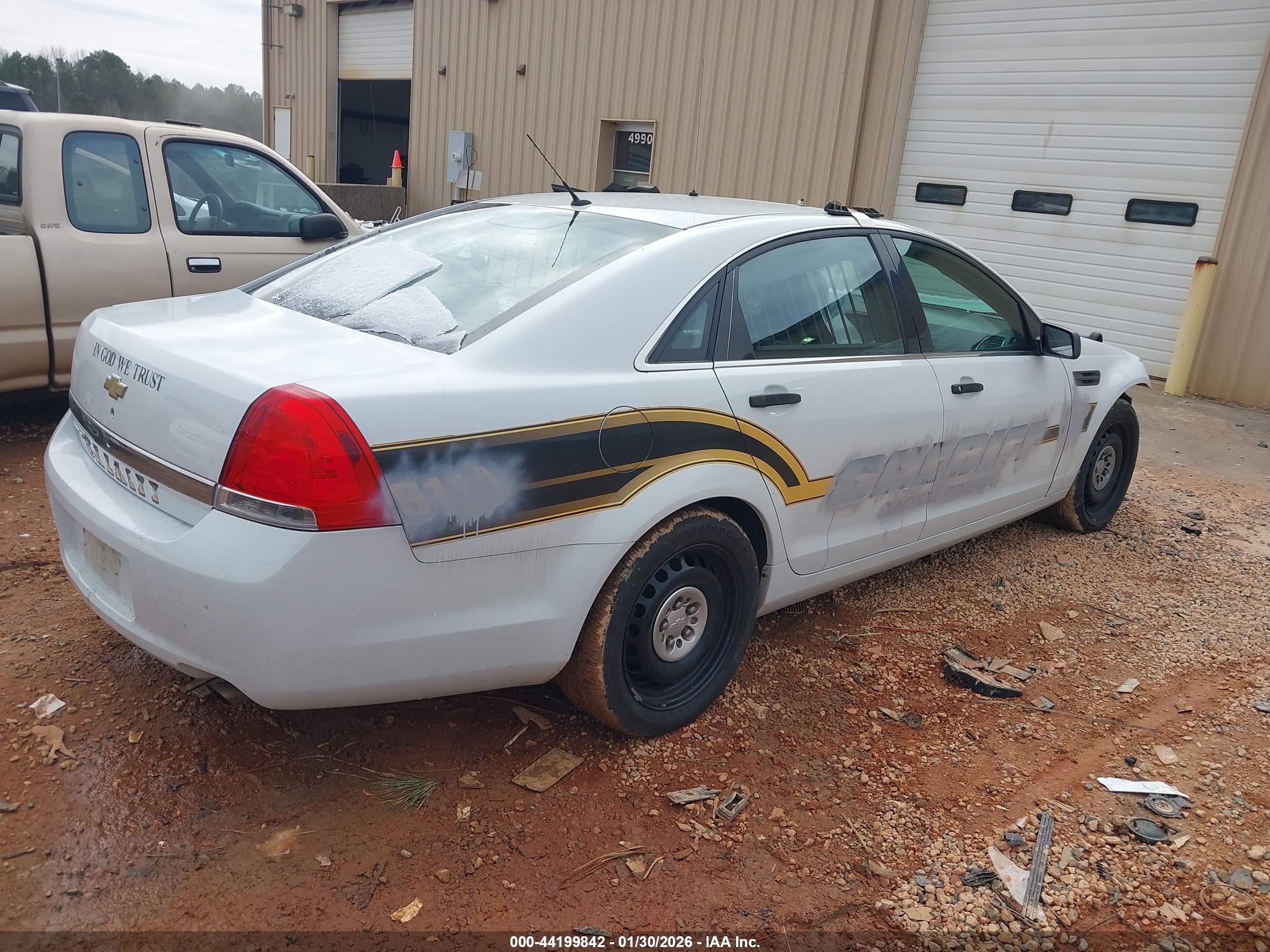 2015 Chevrolet Caprice Police White vin: 6G3NS5U22FL127352