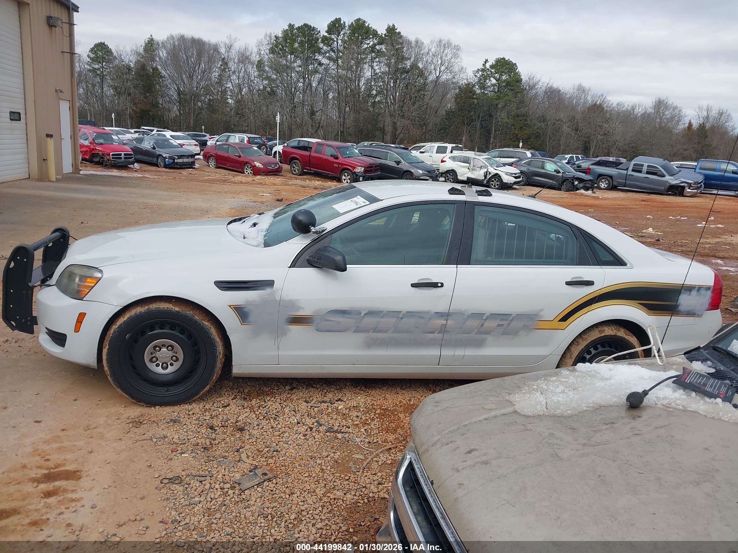 2015 Chevrolet Caprice Police White vin: 6G3NS5U22FL127352