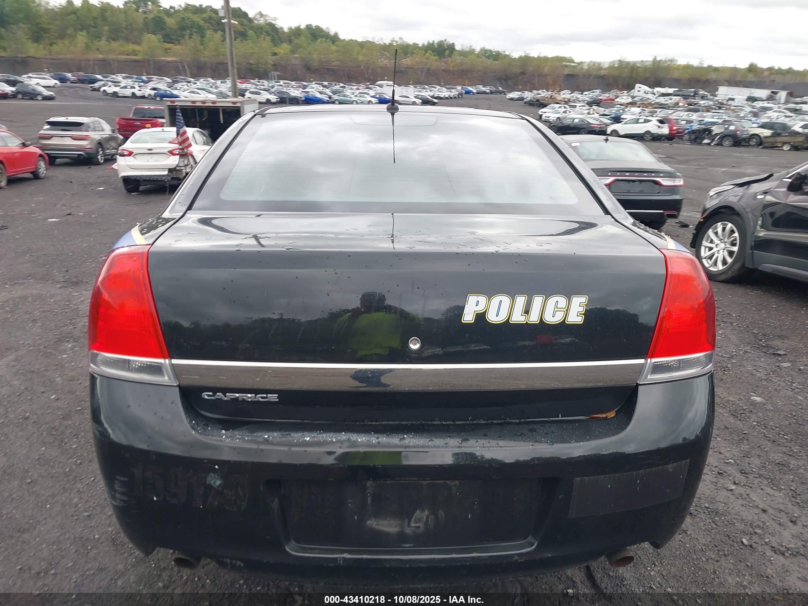 2014 Chevrolet Caprice Police Черный vin: 6G3NS5U30EL971526