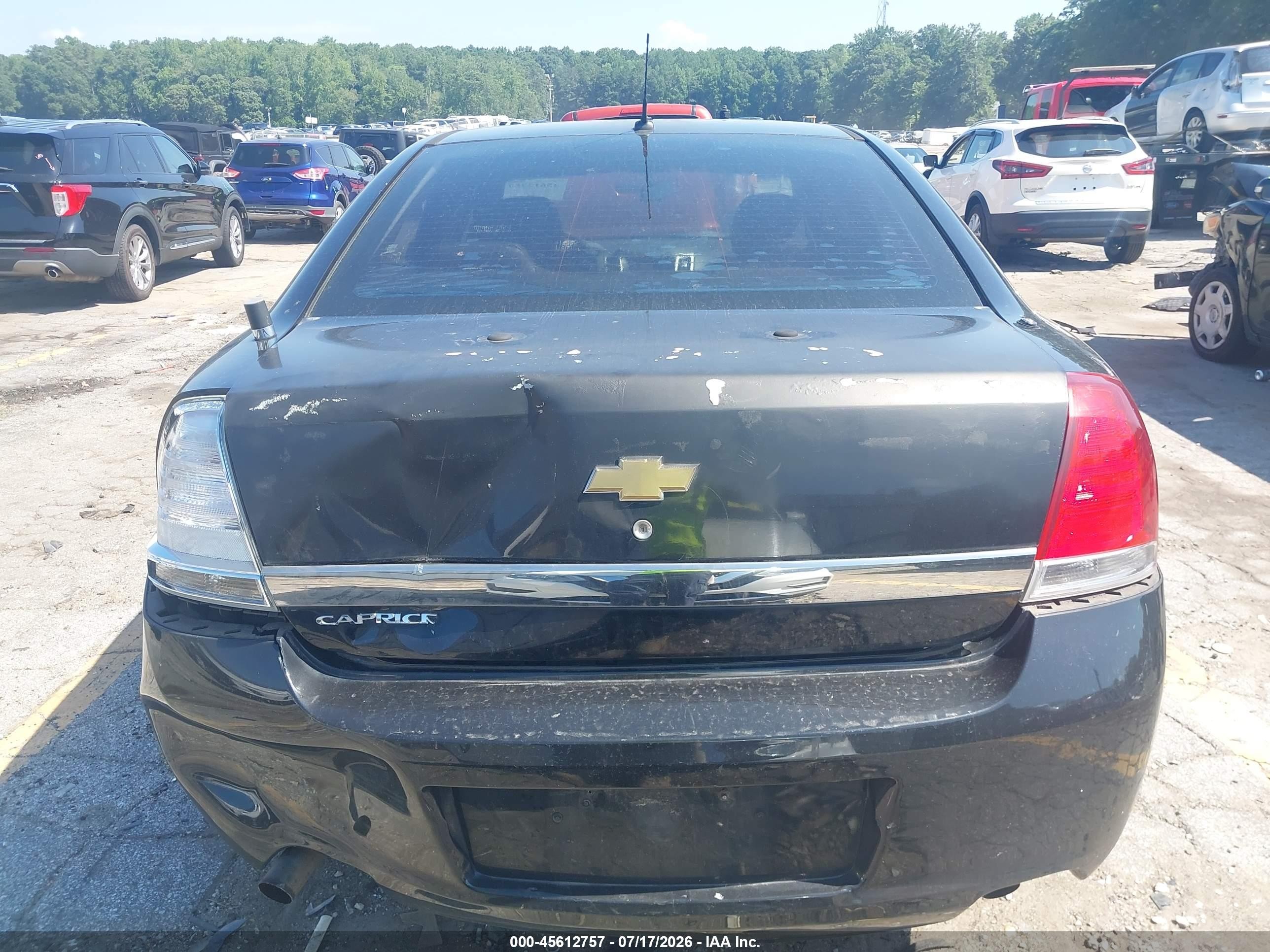 2014 Chevrolet Caprice Police Black vin: 6G3NS5U36EL948588