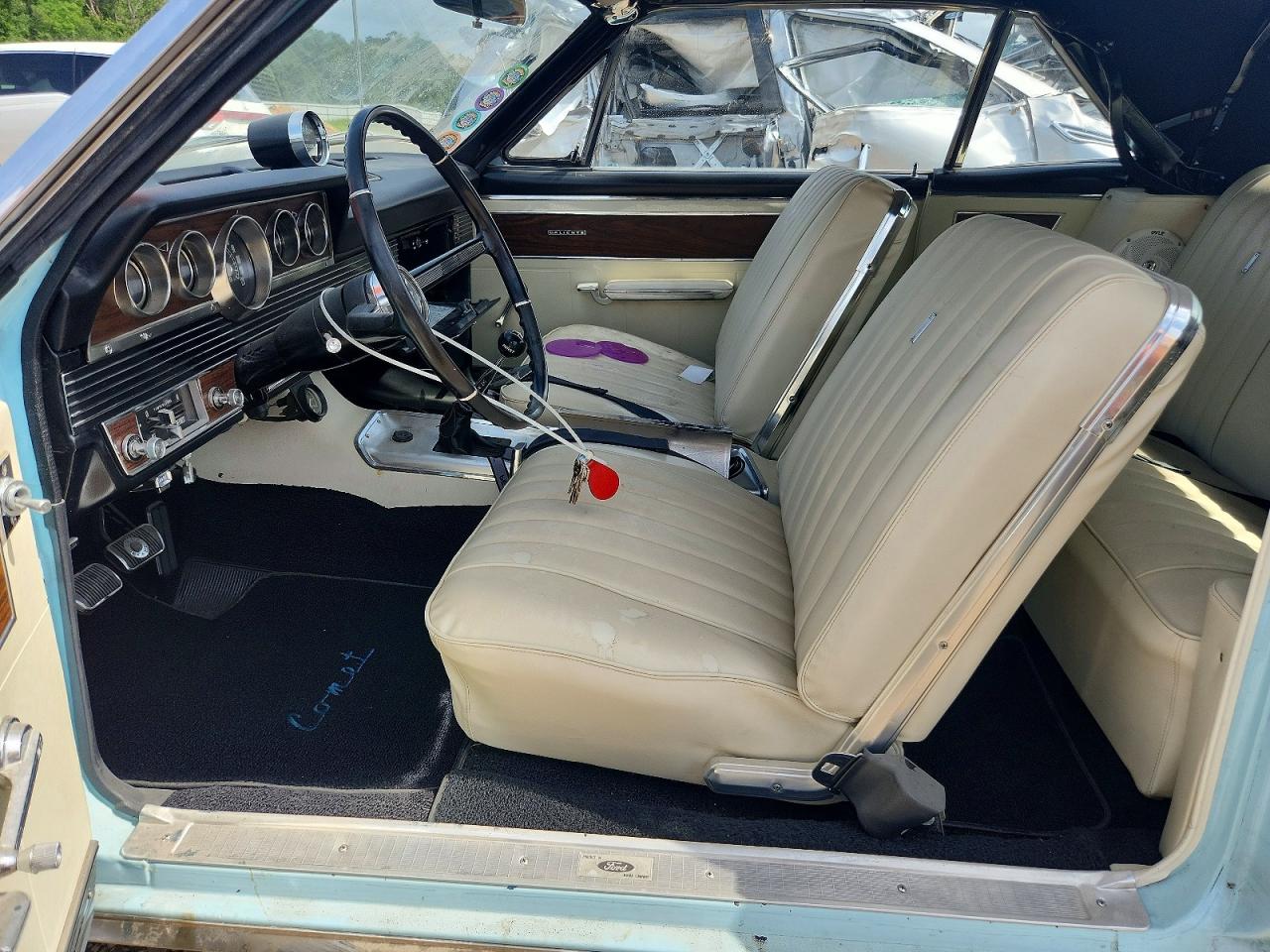 1966 Mercury Comet Blue vin: 6H25C629026