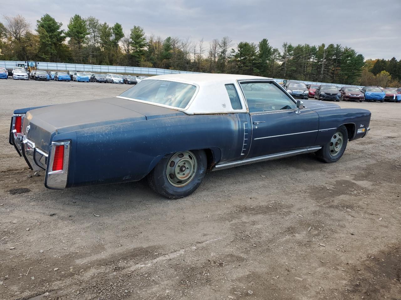 1973 Cadillac Eldorado Blue vin: 6L47S2Q432025
