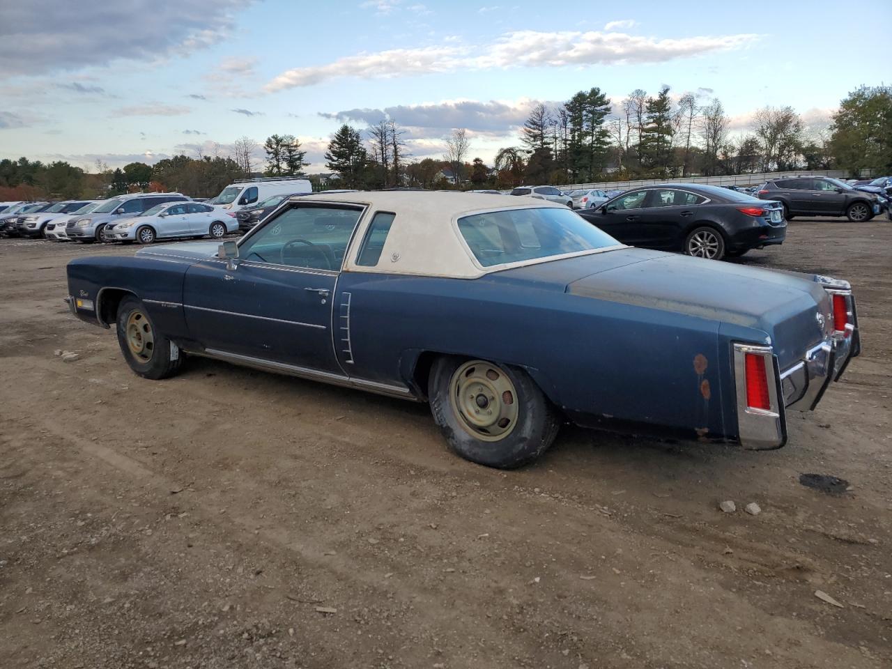 1973 Cadillac Eldorado Blue vin: 6L47S2Q432025