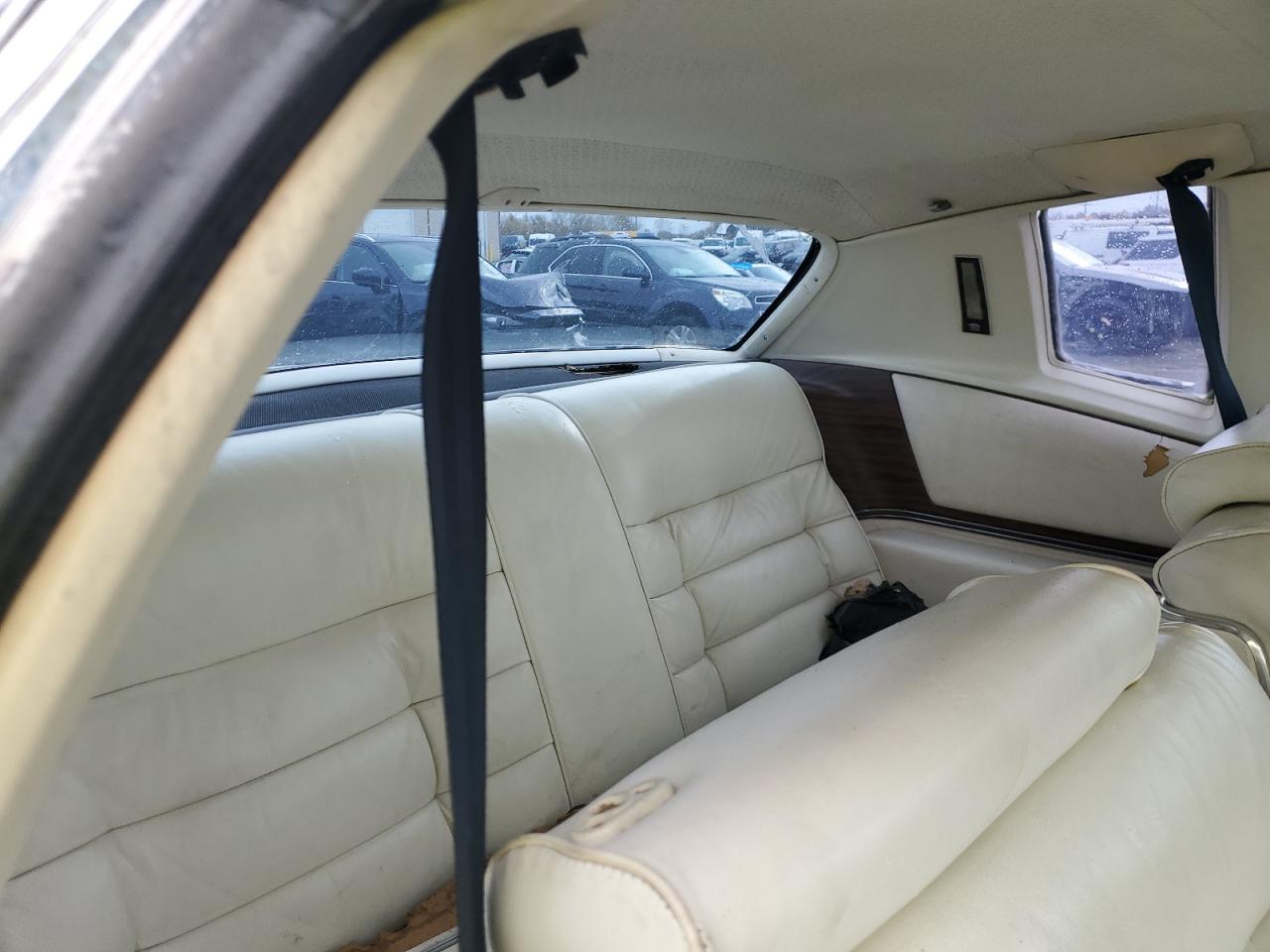 1977 Cadillac Eldorado White vin: 6L47S7Q251858