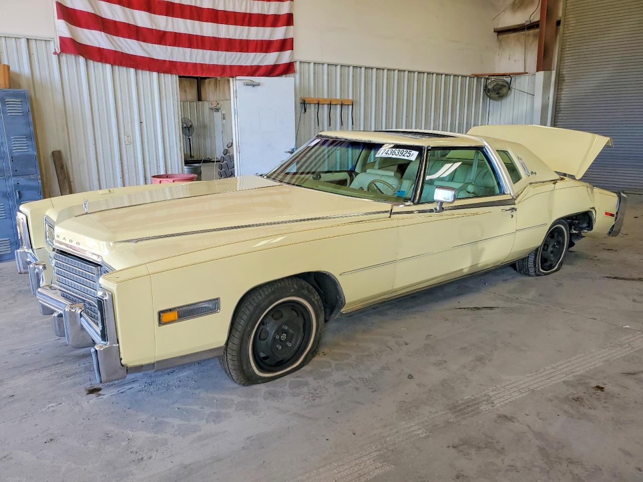 1978 Cadillac Eldorado Желтый vin: 6L47S8Q213868