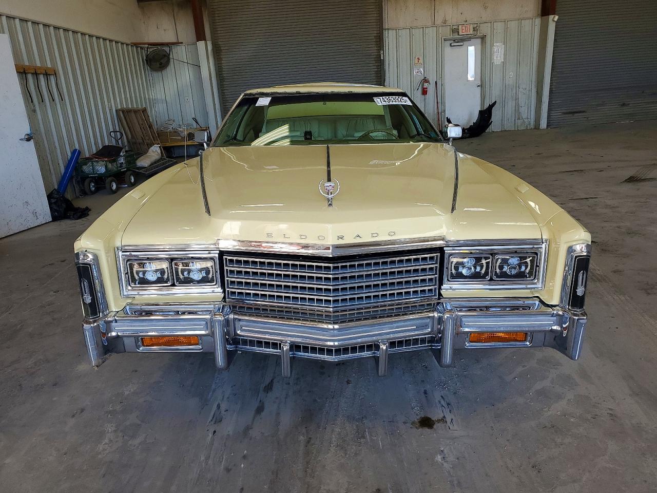 1978 Cadillac Eldorado Желтый vin: 6L47S8Q213868