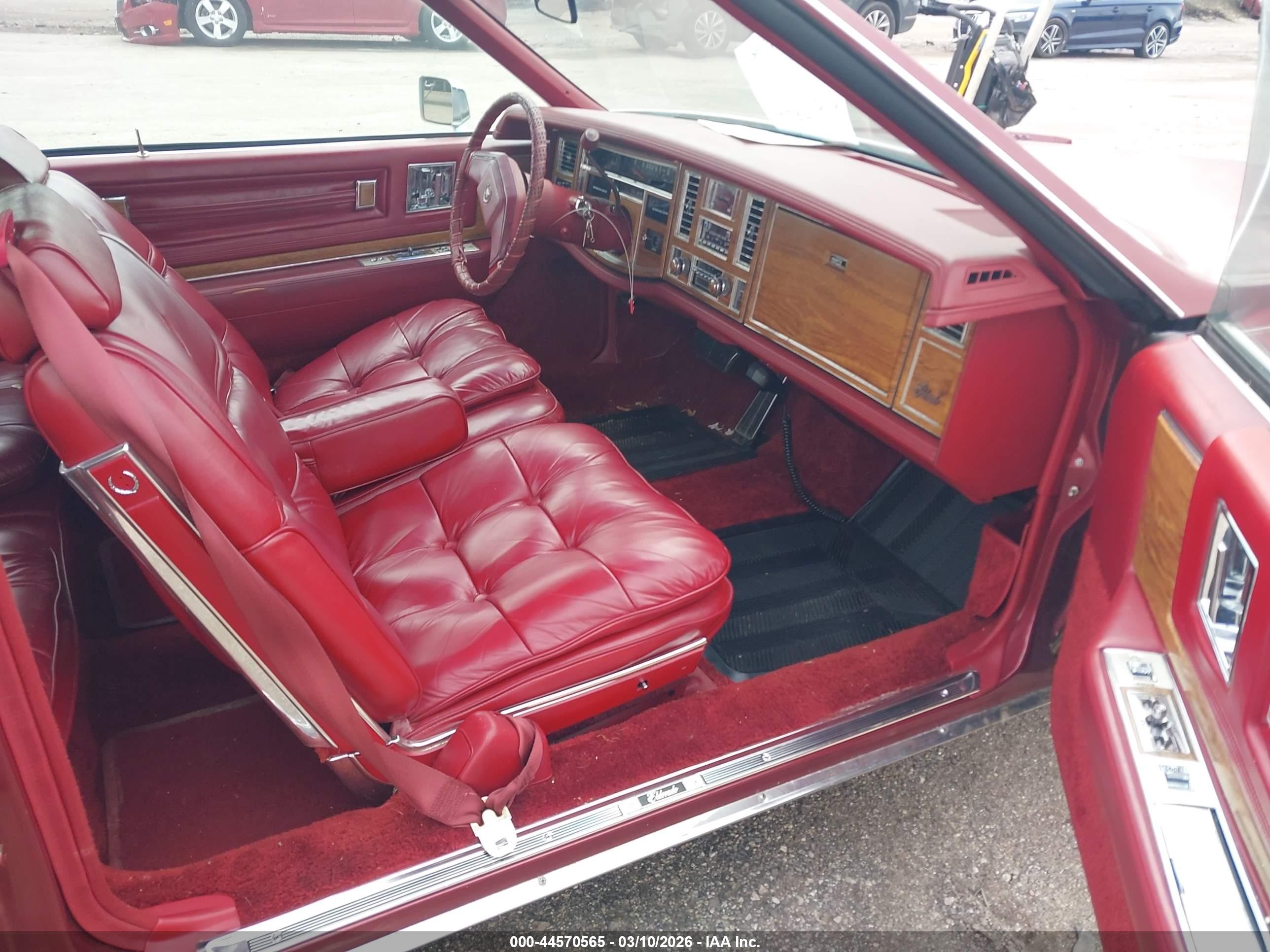1980 Cadillac Eldorado   Красный vin: 6L579AE649922    