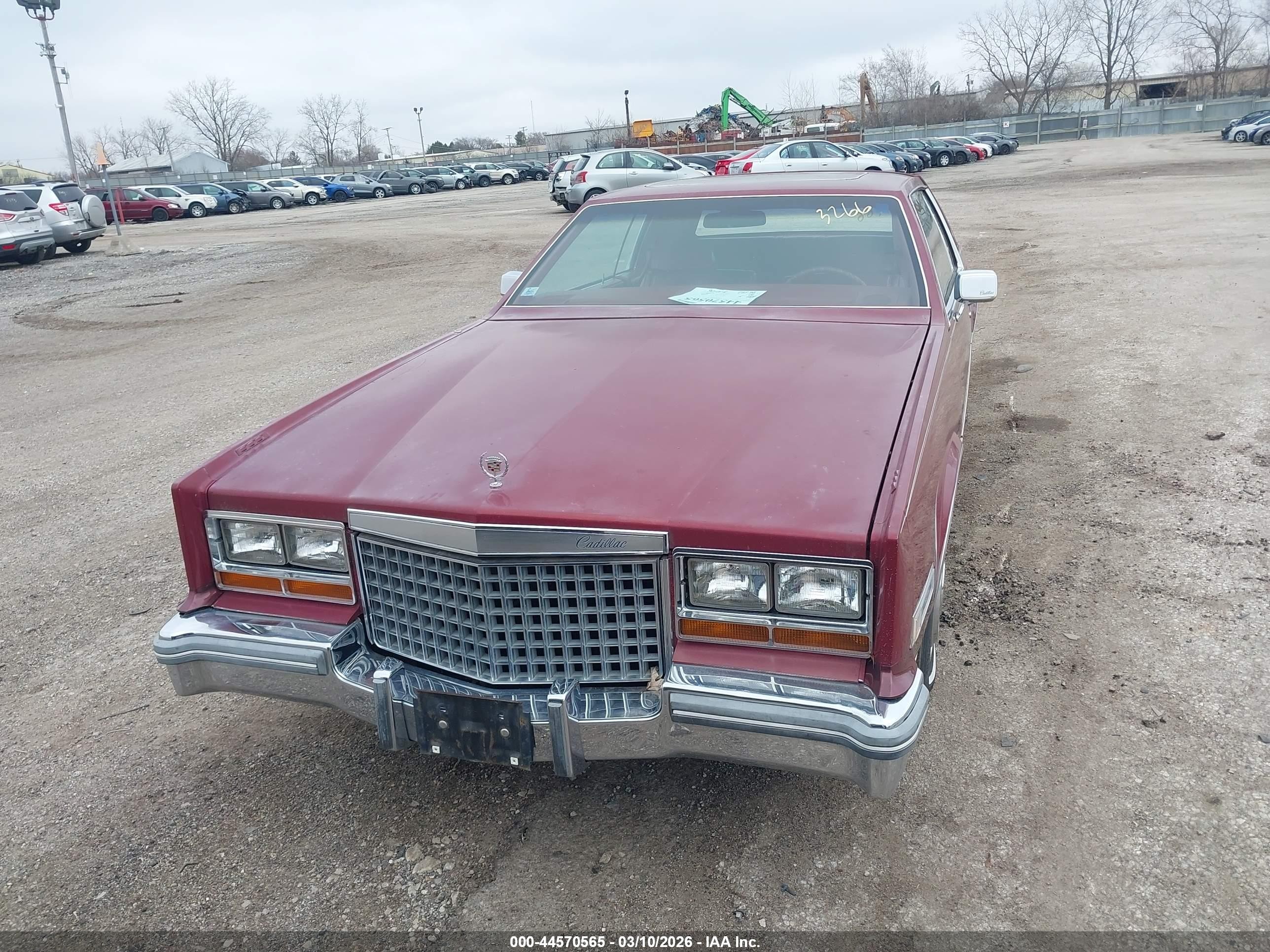 1980 Cadillac Eldorado   Красный vin: 6L579AE649922    