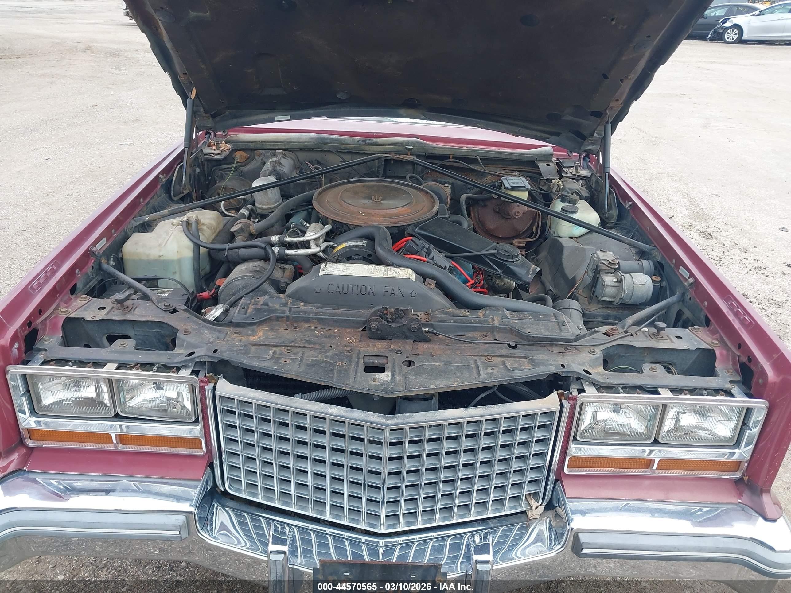 1980 Cadillac Eldorado   Красный vin: 6L579AE649922    