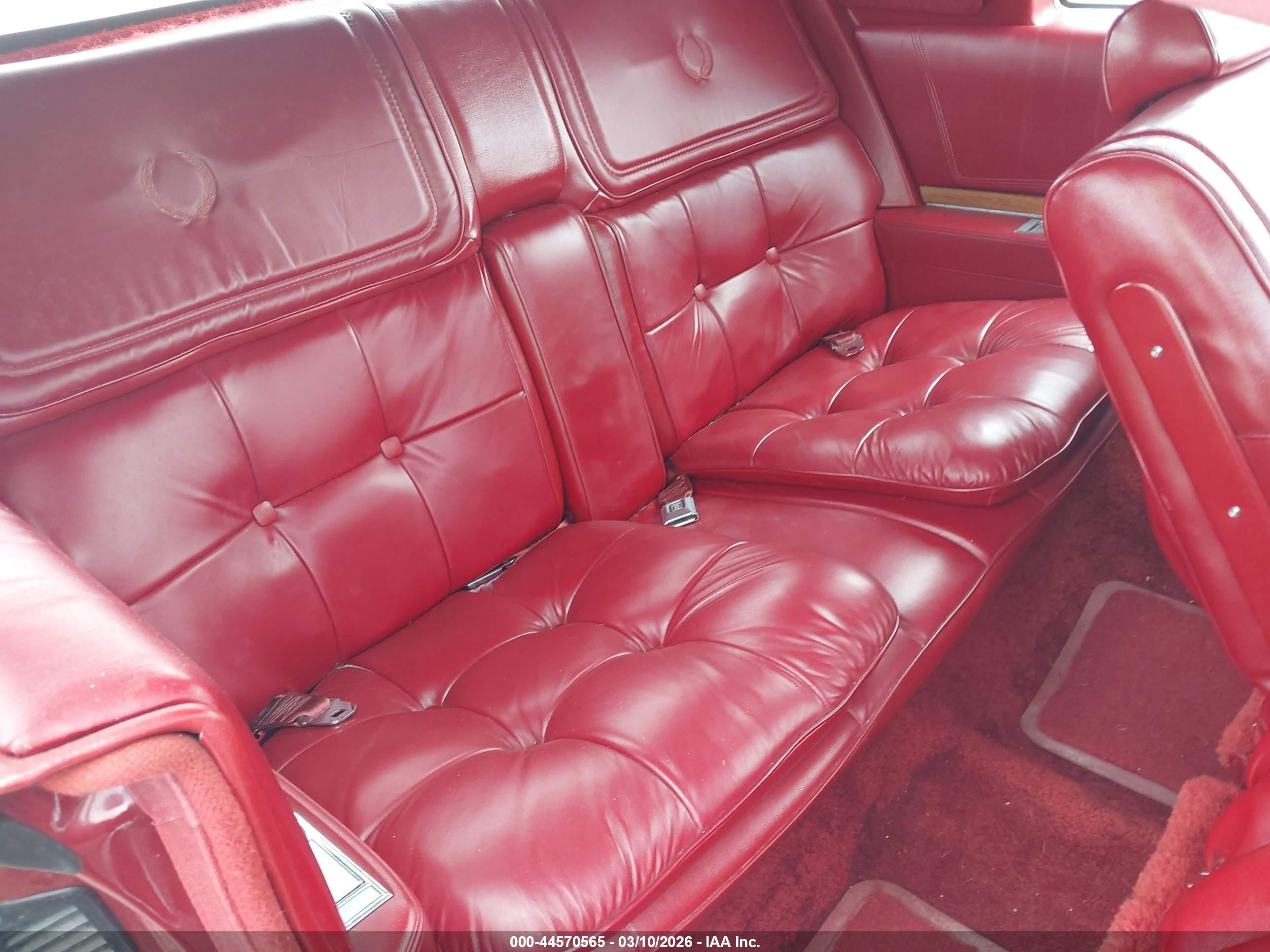 1980 Cadillac Eldorado   Красный vin: 6L579AE649922    