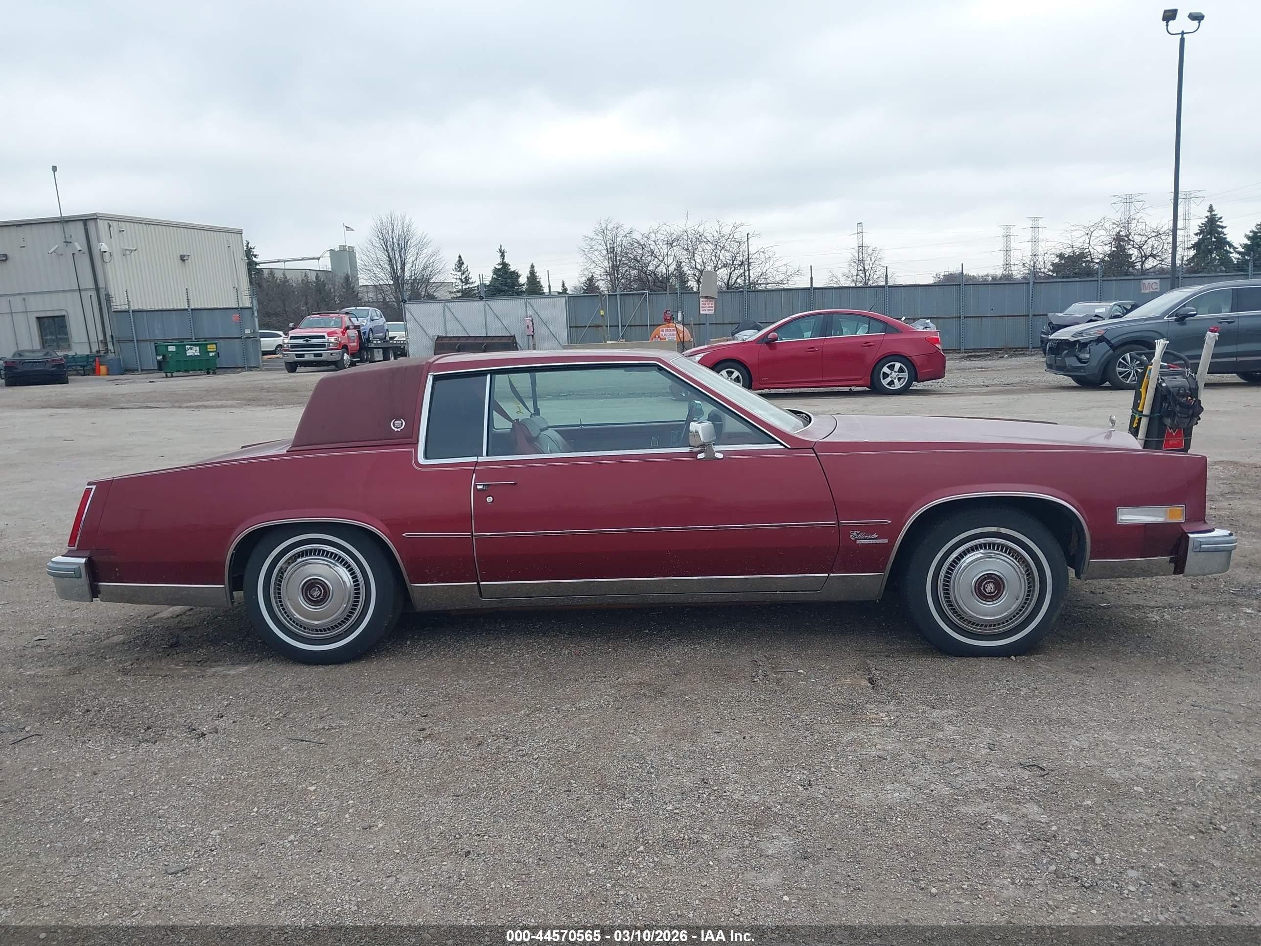 1980 Cadillac Eldorado   Красный vin: 6L579AE649922    