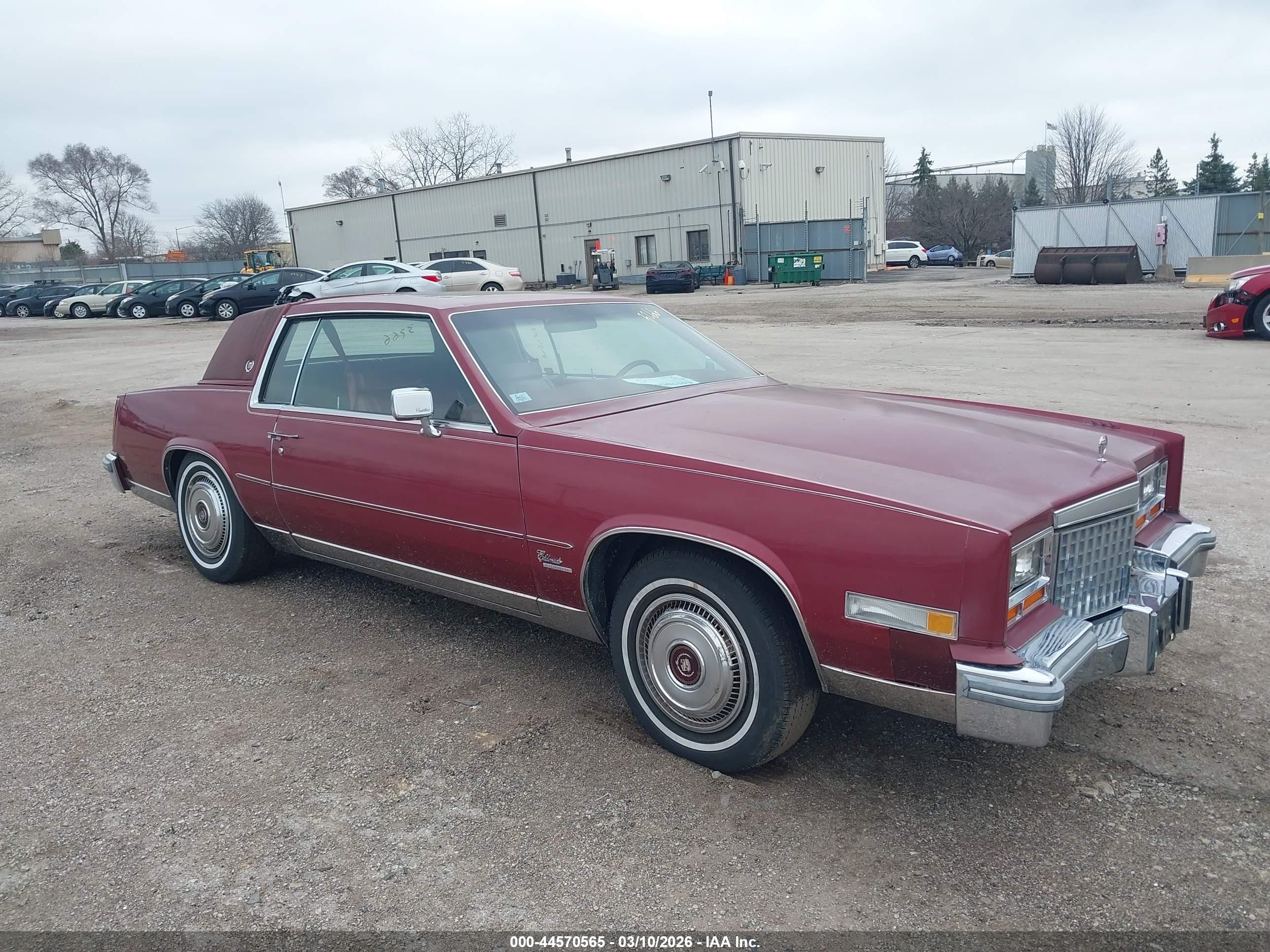 1980 Cadillac Eldorado   Red vin: 6L579AE649922    