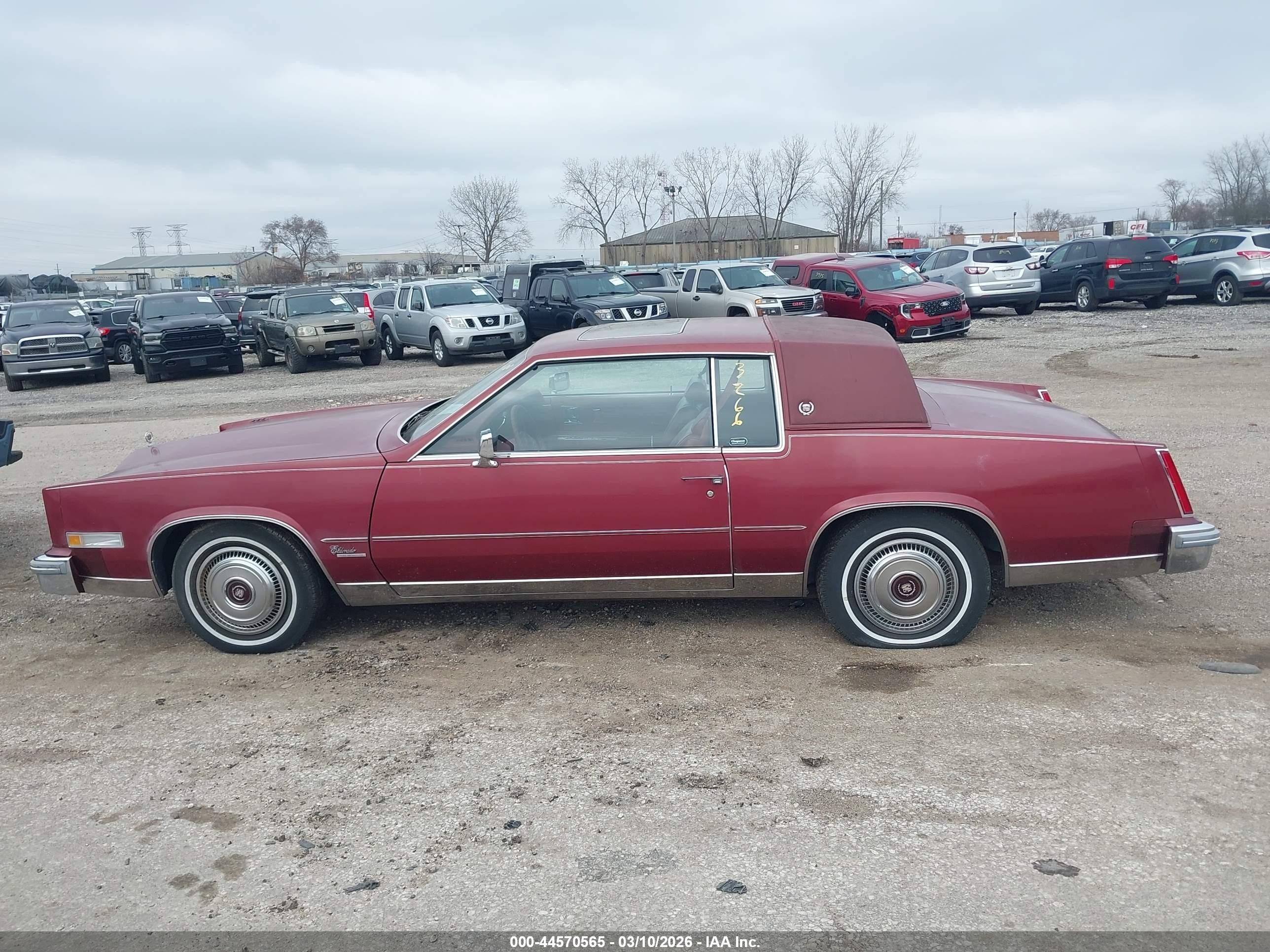 1980 Cadillac Eldorado   Красный vin: 6L579AE649922    