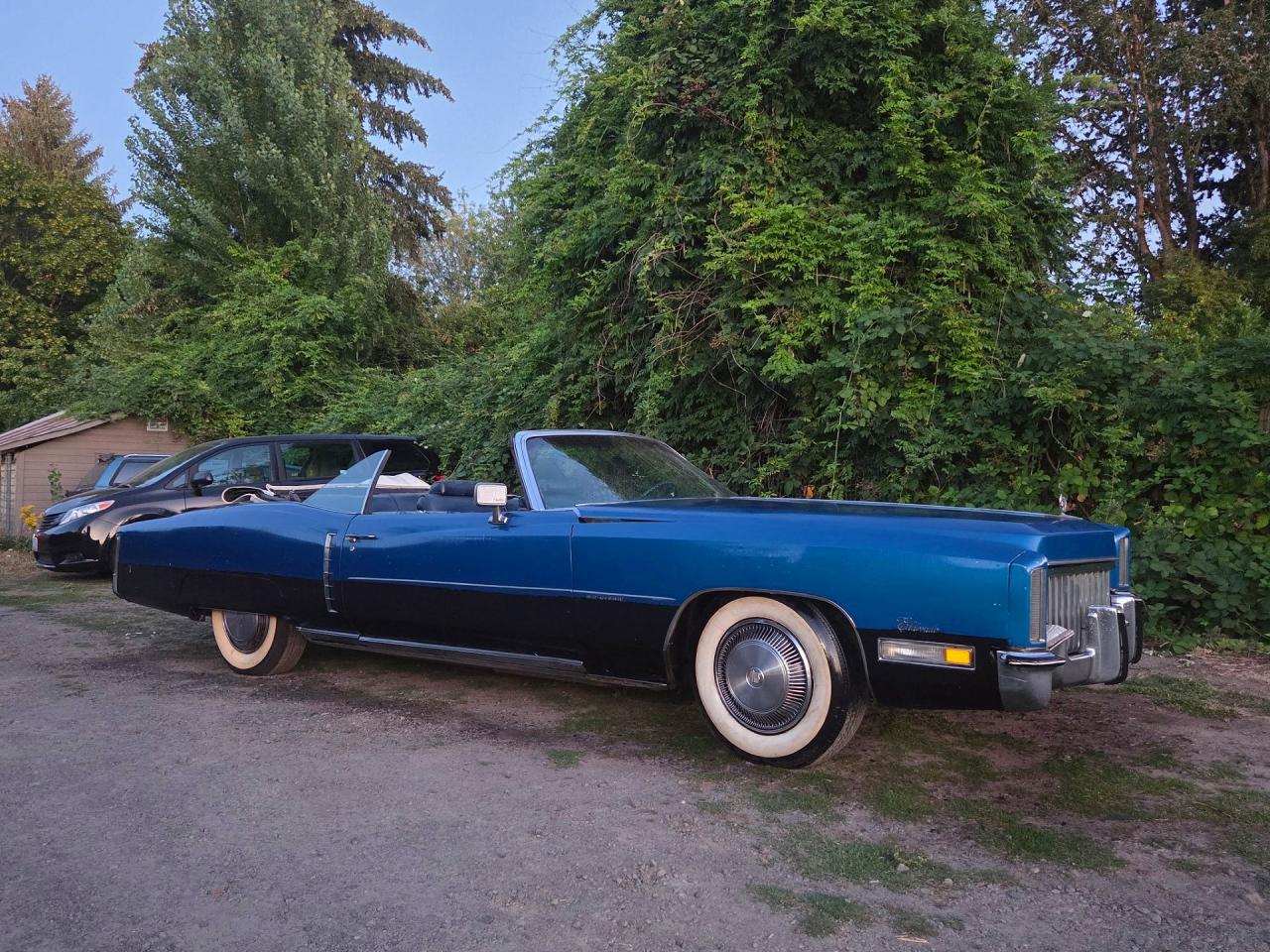 1972 Cadillac Eldorado Blue vin: 6L67S2Q404331