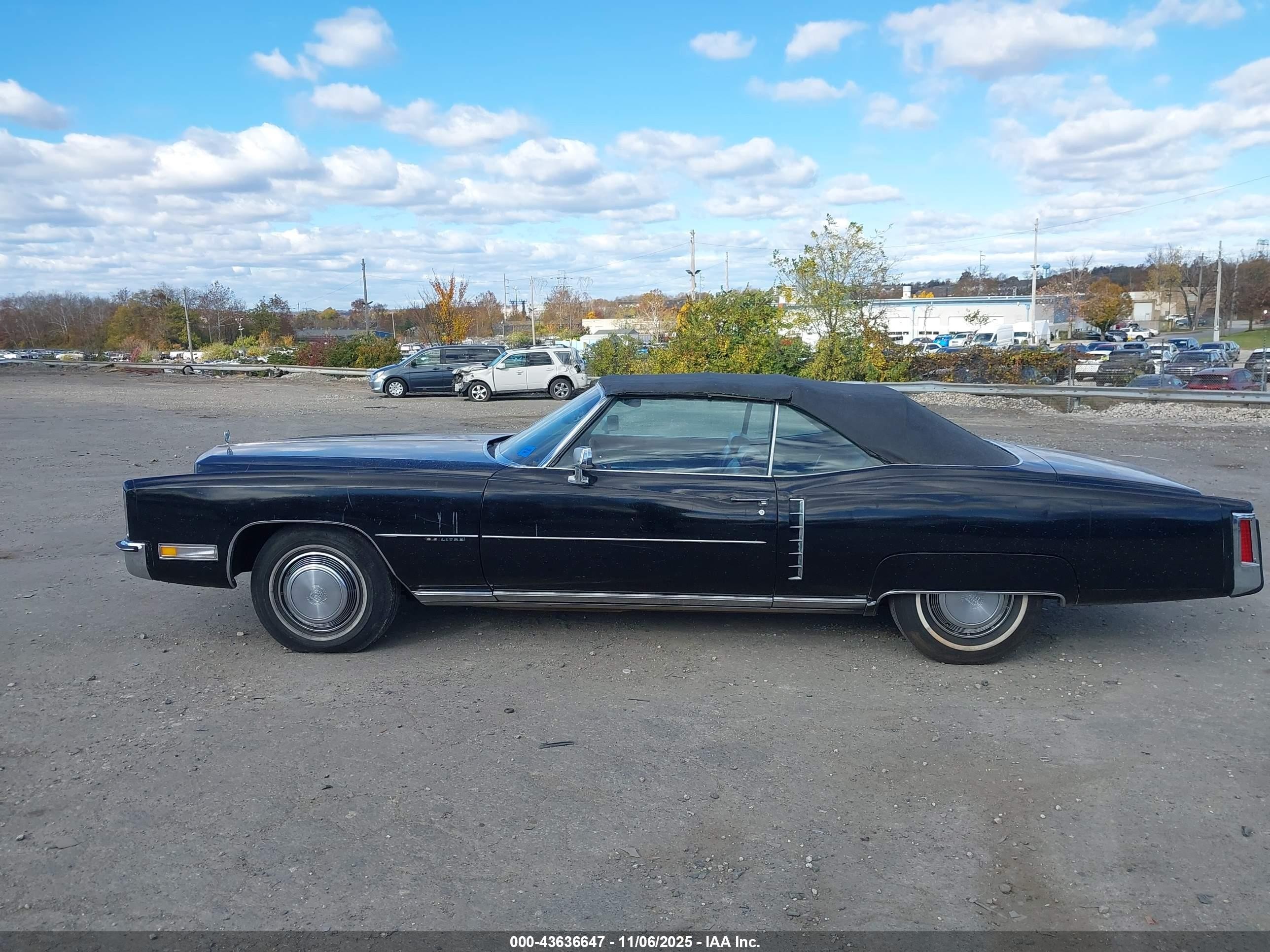 1972 Cadillac Eldorado   Black vin: 6L67S2Q419706    