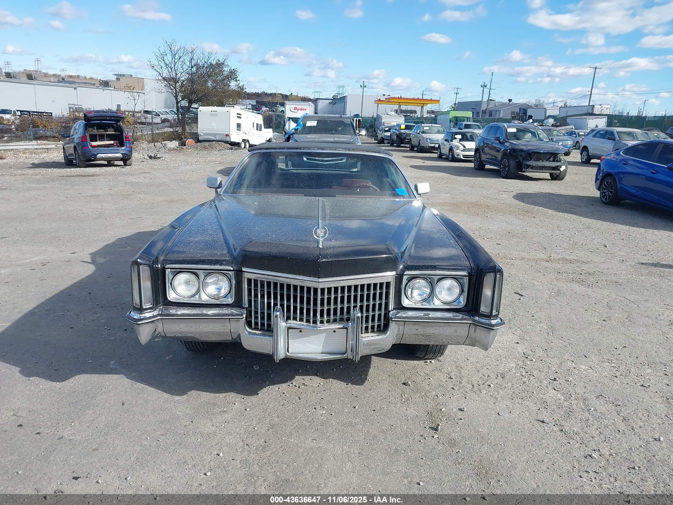 1972 Cadillac Eldorado   Black vin: 6L67S2Q419706    