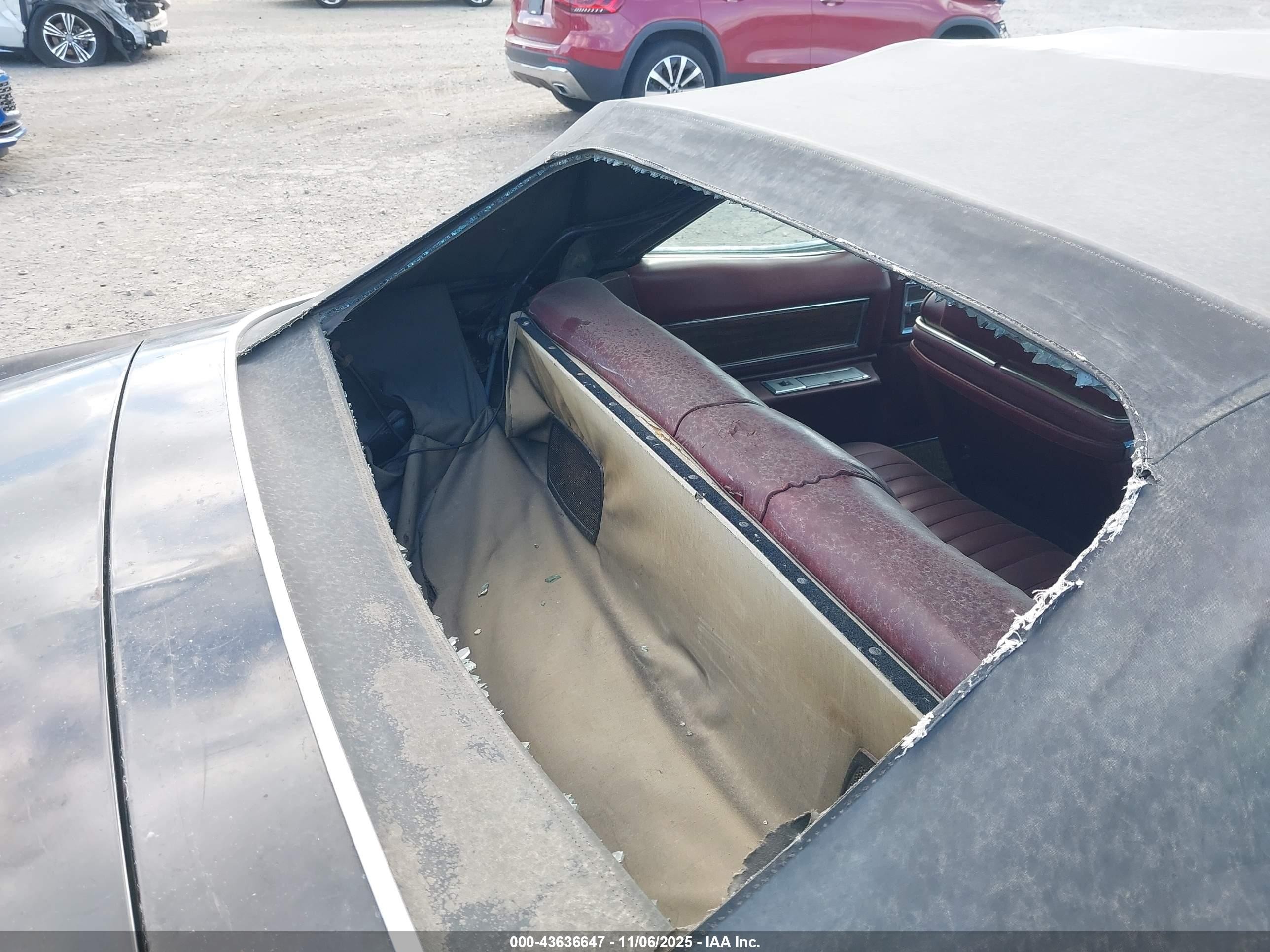 1972 Cadillac Eldorado   Black vin: 6L67S2Q419706    