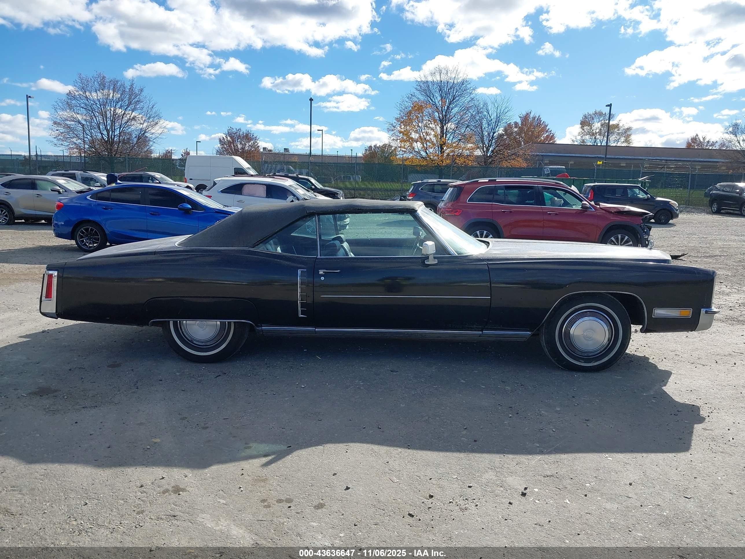 1972 Cadillac Eldorado   Black vin: 6L67S2Q419706    