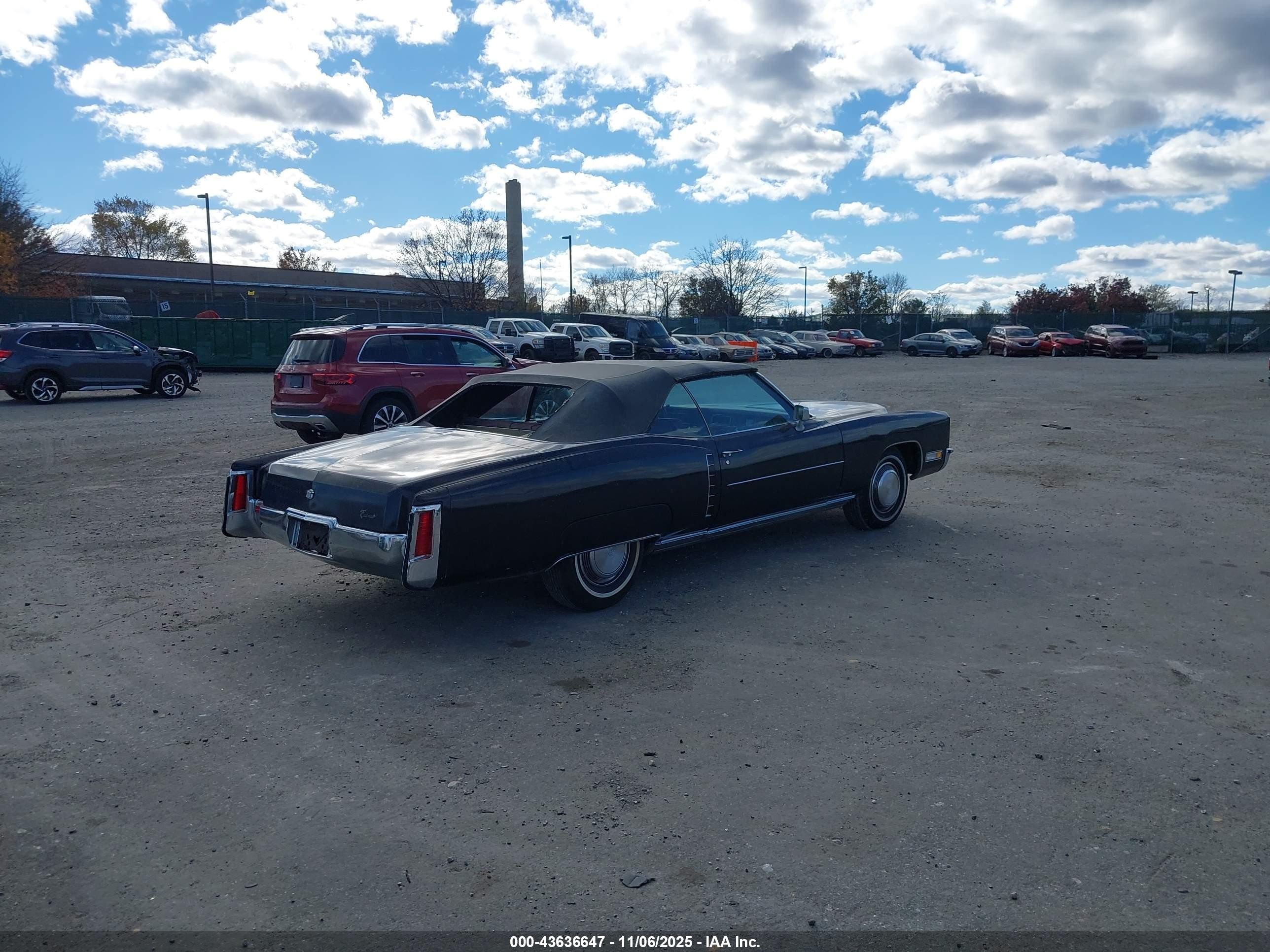 1972 Cadillac Eldorado   Black vin: 6L67S2Q419706    