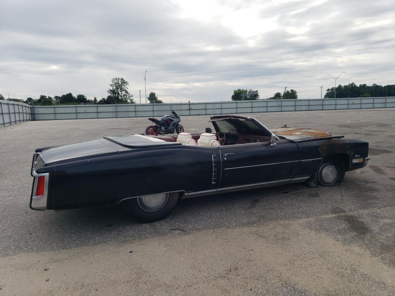 1972 Cadillac Eldorado Black vin: 6L67S2Q428507
