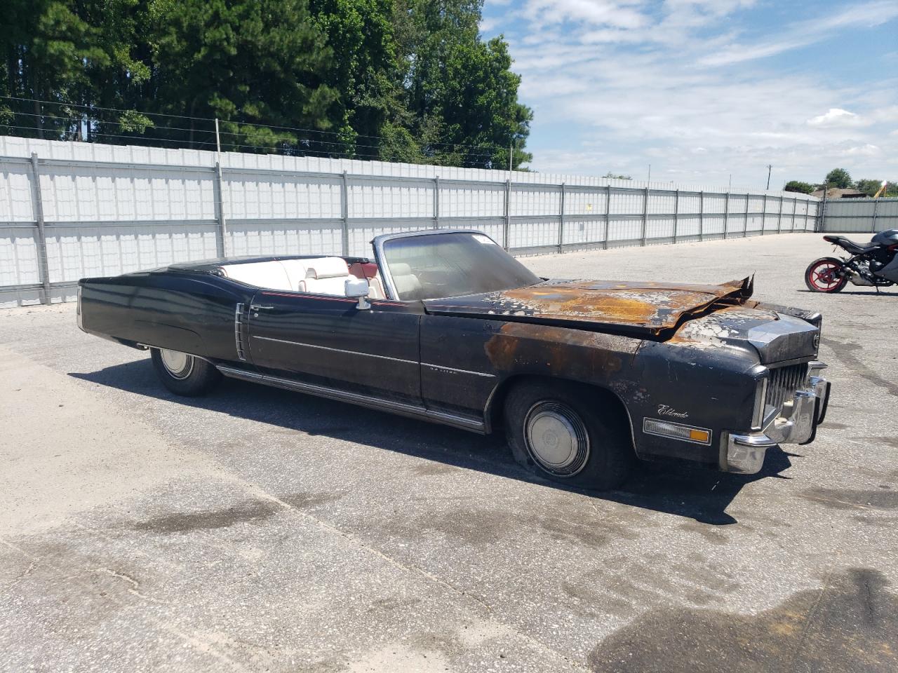 1972 Cadillac Eldorado Black vin: 6L67S2Q428507