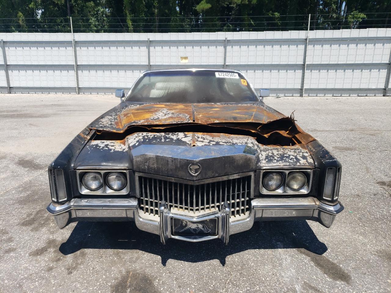 1972 Cadillac Eldorado Black vin: 6L67S2Q428507