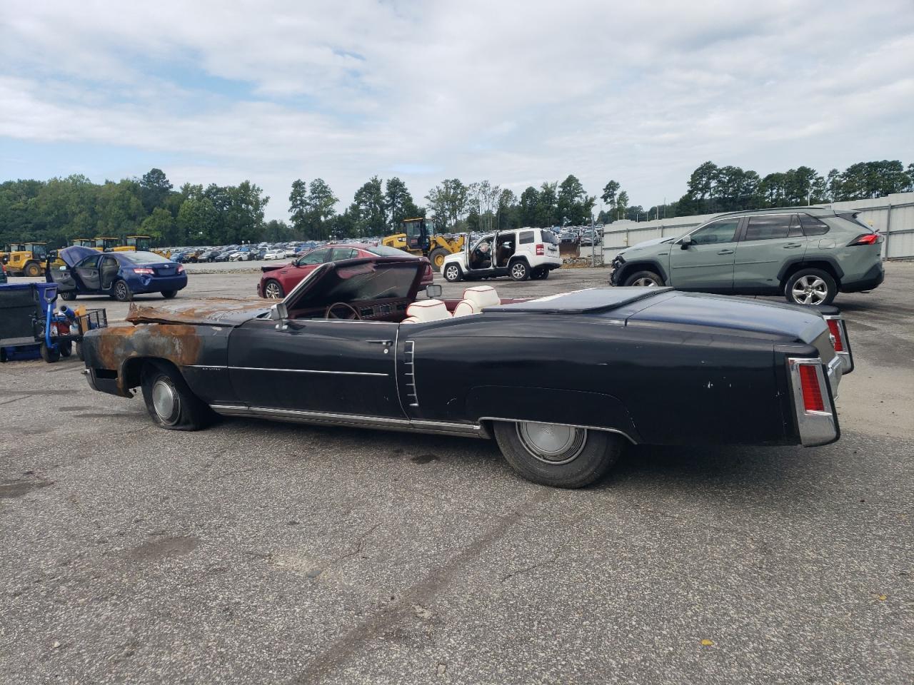 1972 Cadillac Eldorado Black vin: 6L67S2Q428507