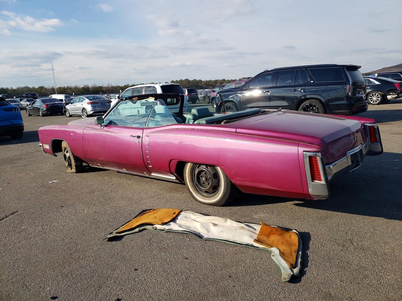 1972 Cadillac Eldorado Purple vin: 6L67S2Q429346