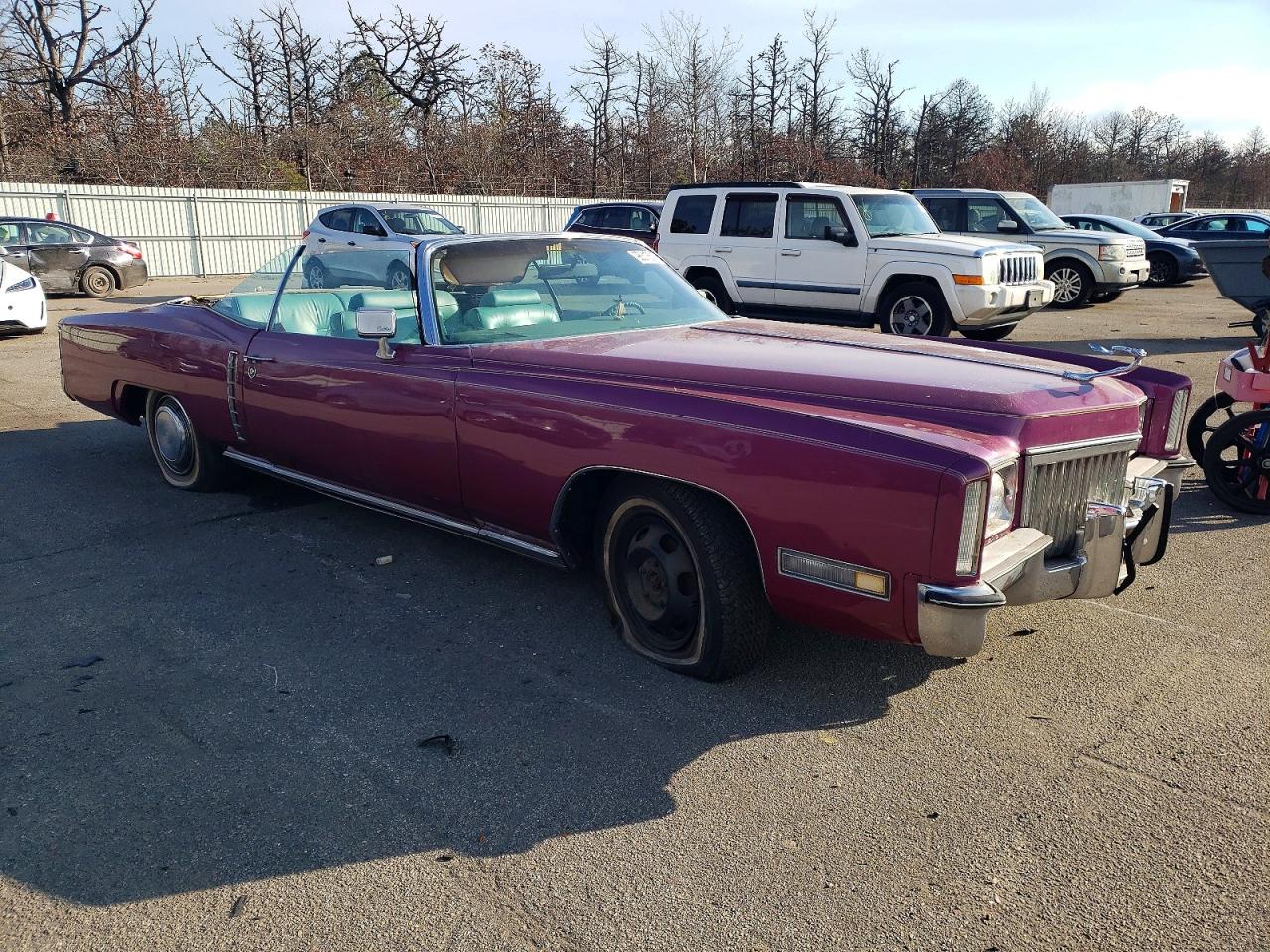 1972 Cadillac Eldorado Purple vin: 6L67S2Q429346