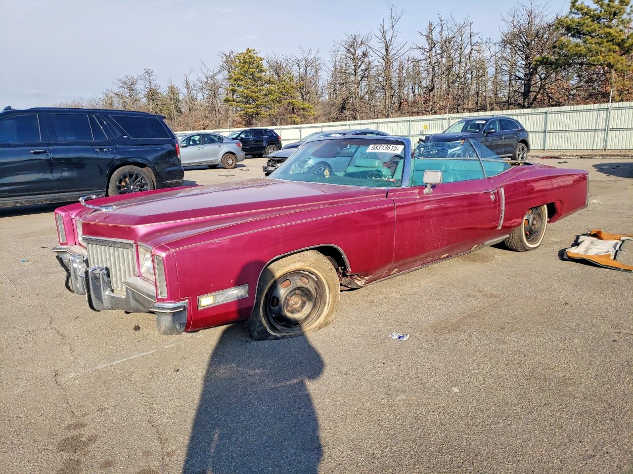 1972 Cadillac Eldorado Purple vin: 6L67S2Q429346