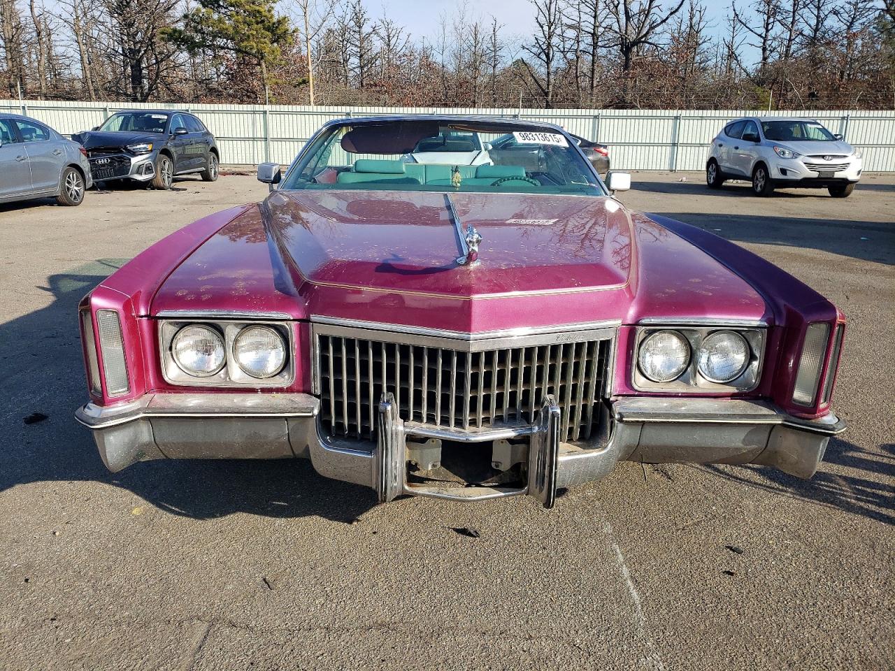 1972 Cadillac Eldorado Purple vin: 6L67S2Q429346