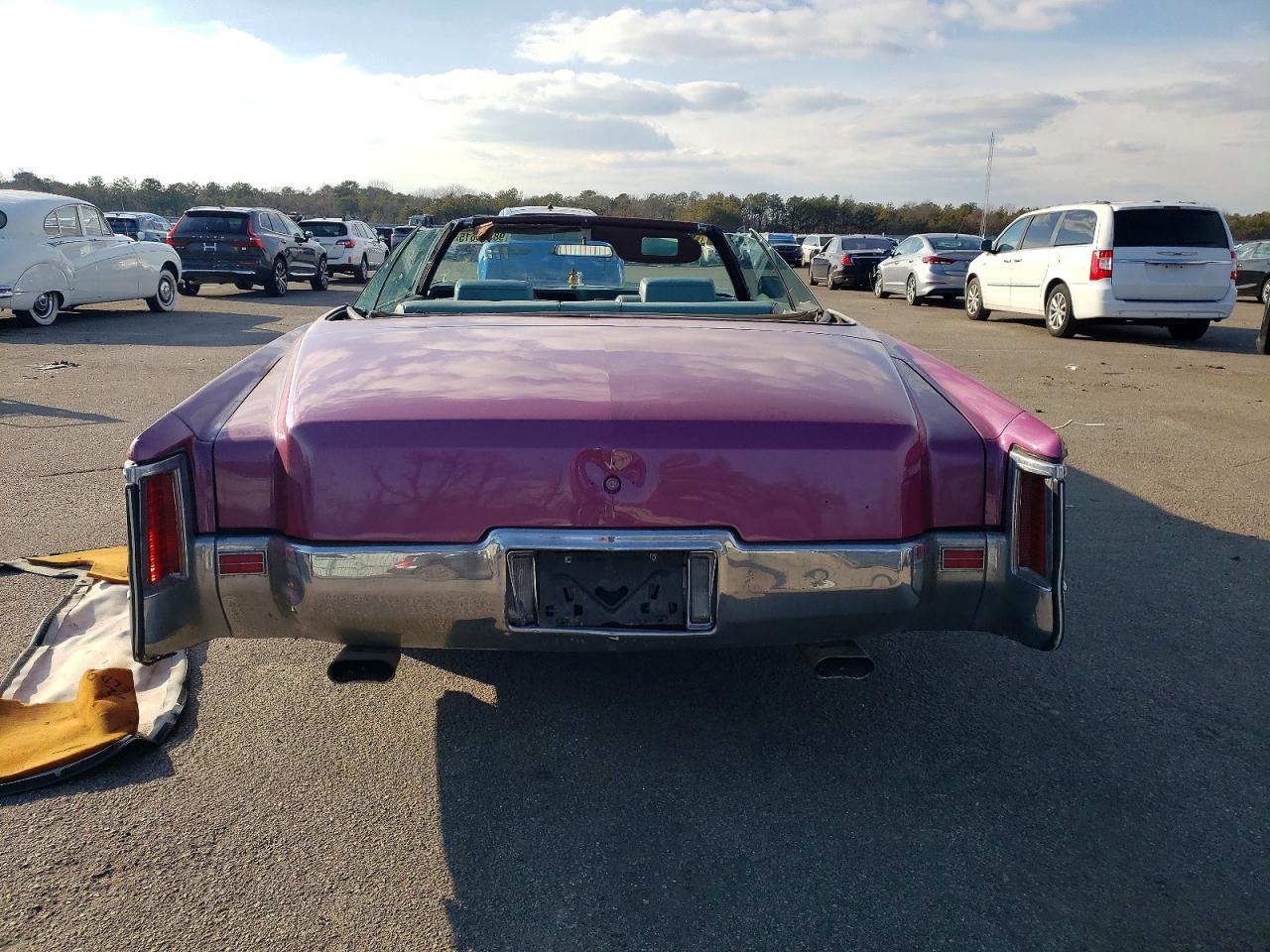 1972 Cadillac Eldorado Purple vin: 6L67S2Q429346