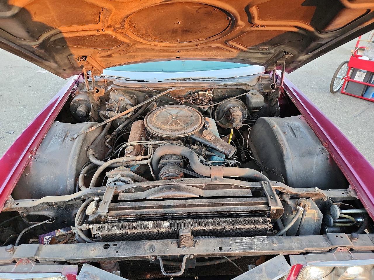 1972 Cadillac Eldorado Purple vin: 6L67S2Q429346