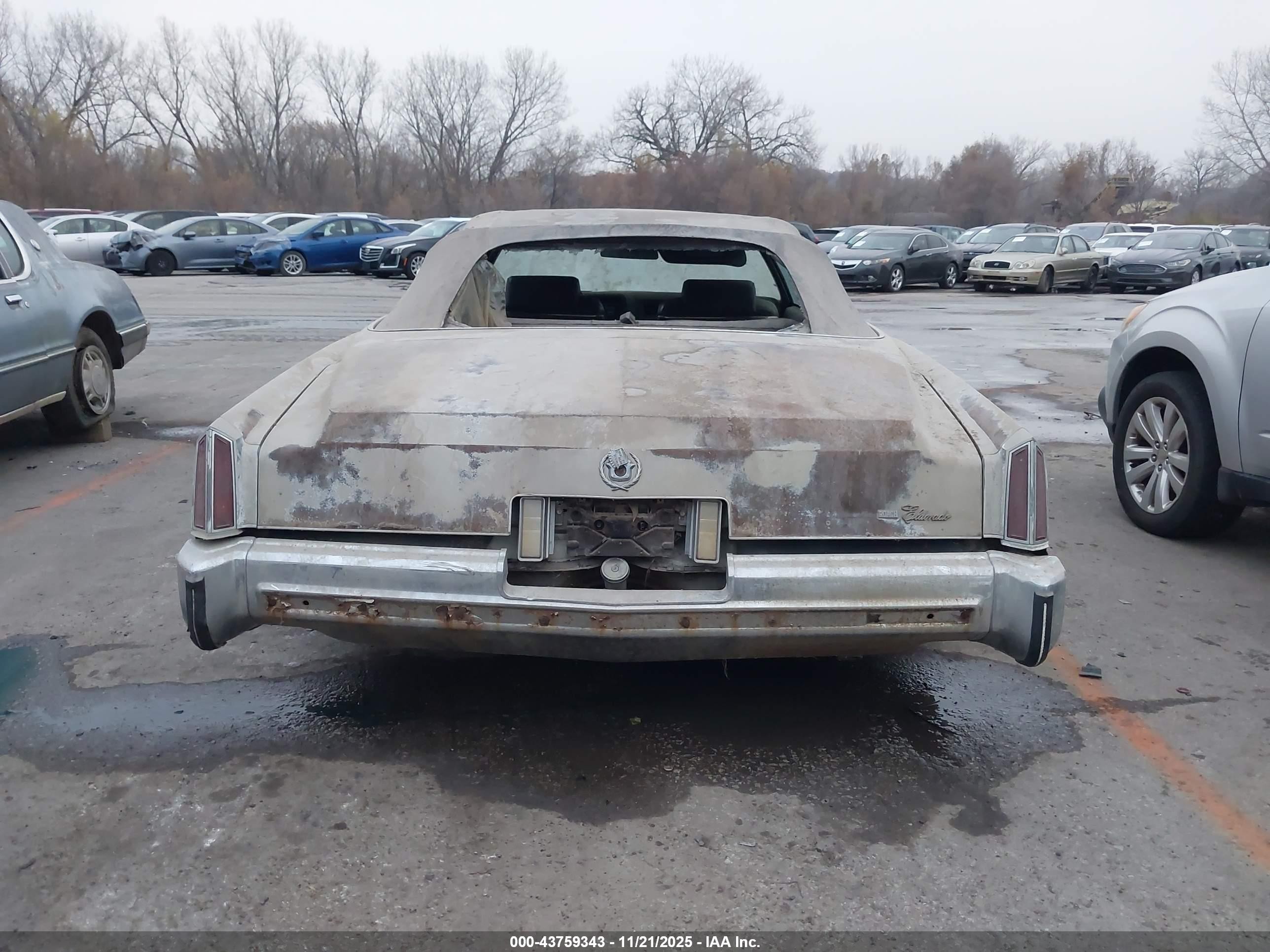 1973 Cadillac Eldorado   Бежевый vin: 6L67S3Q410528    