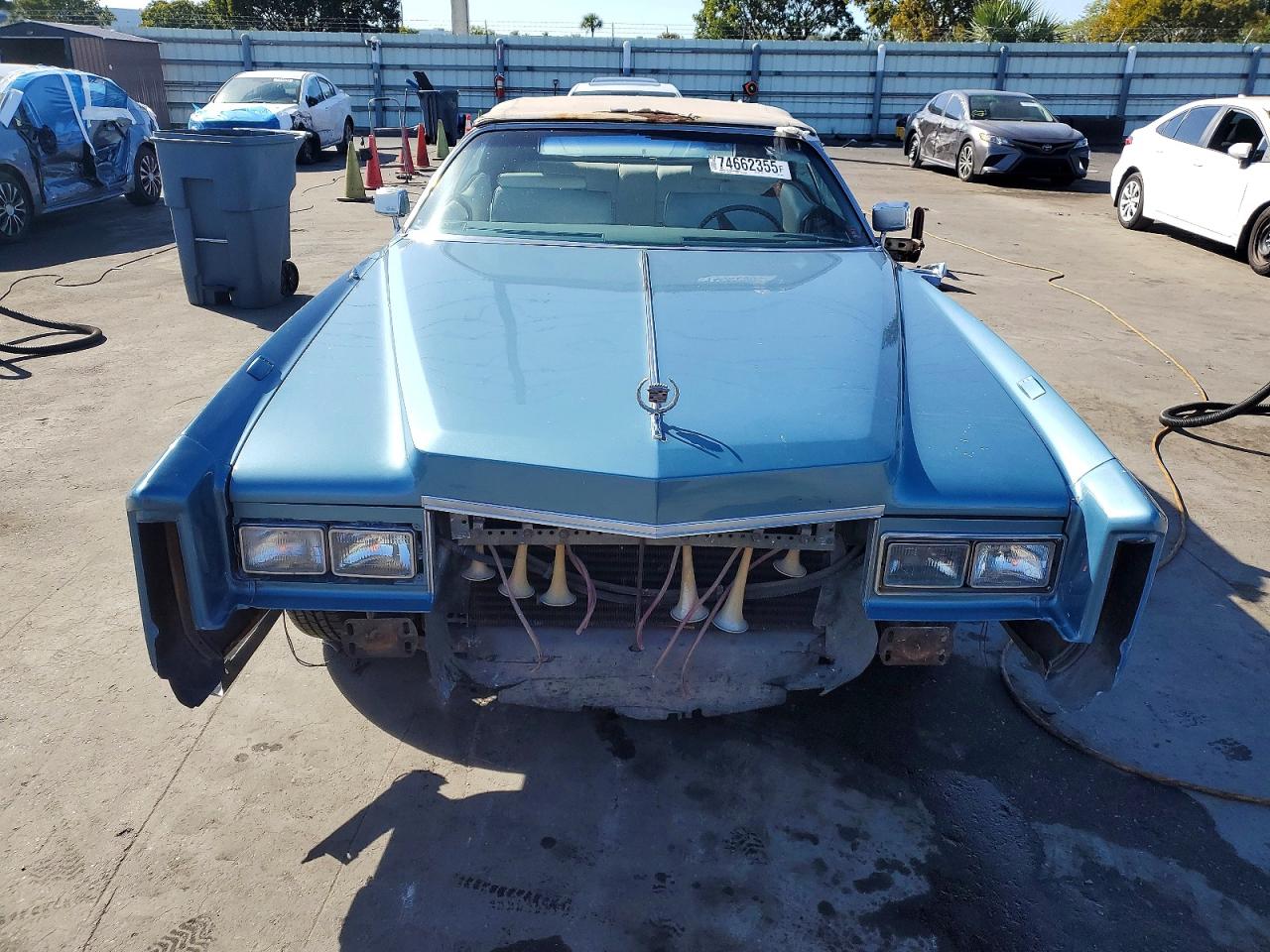 1976 Cadillac Eldorado Blue vin: 6L67S6Q139616