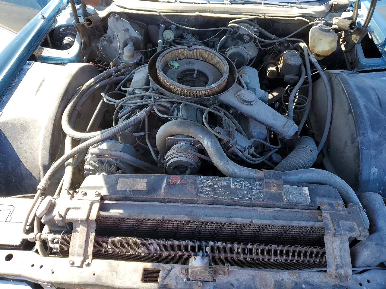 1976 Cadillac Eldorado Blue vin: 6L67S6Q139616