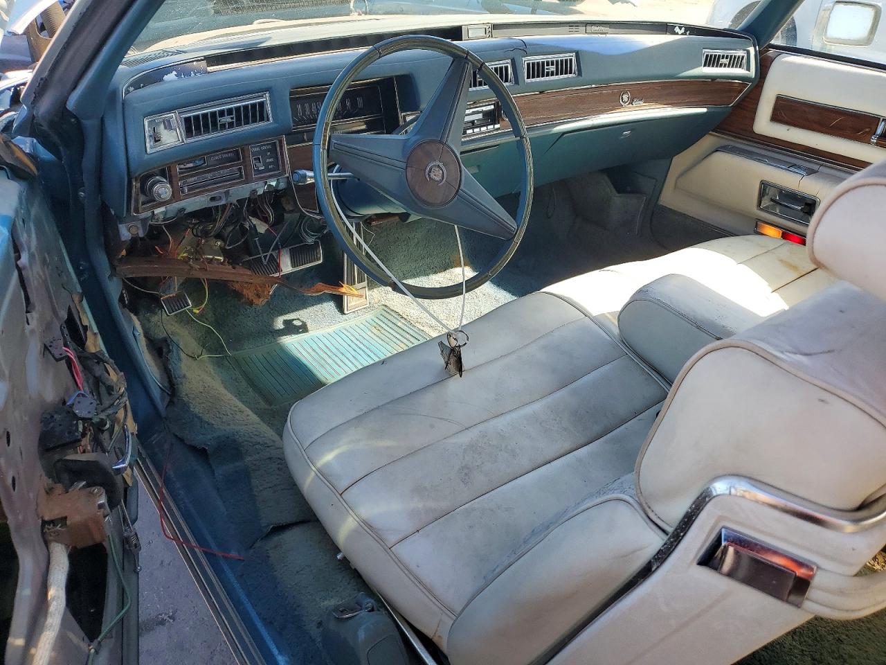 1976 Cadillac Eldorado Blue vin: 6L67S6Q139616