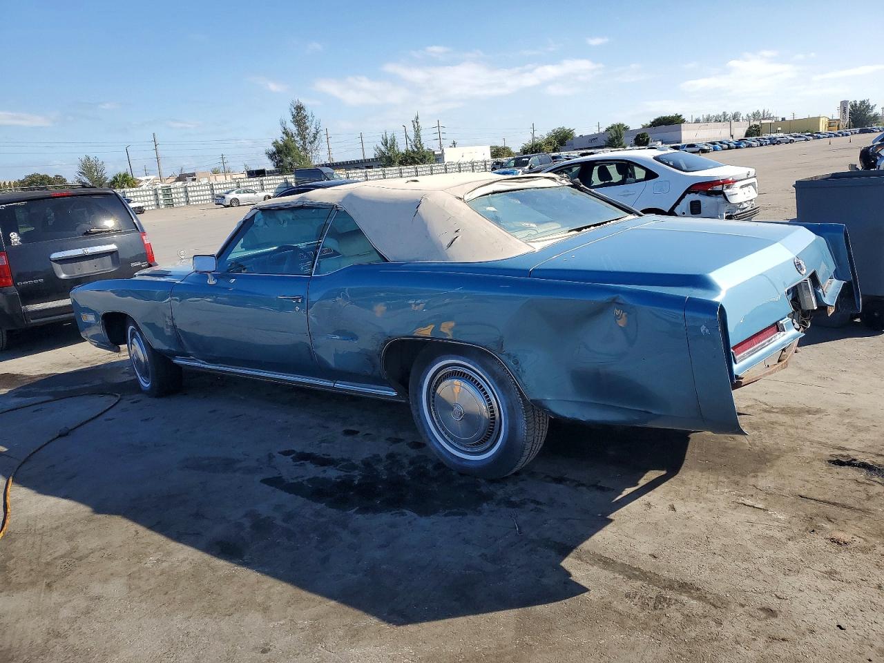 1976 Cadillac Eldorado Blue vin: 6L67S6Q139616