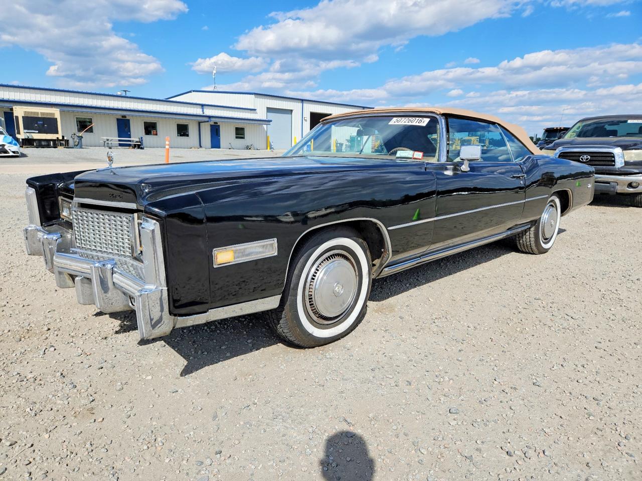 1976 Cadillac Eldorado Черный vin: 6L67S6Q214326