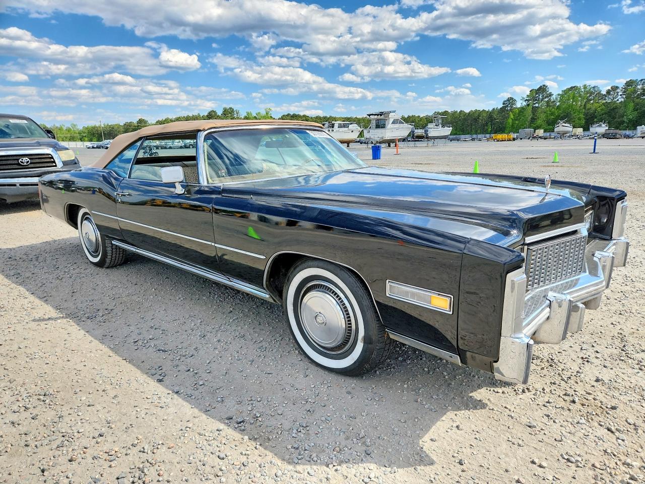 1976 Cadillac Eldorado Black vin: 6L67S6Q214326