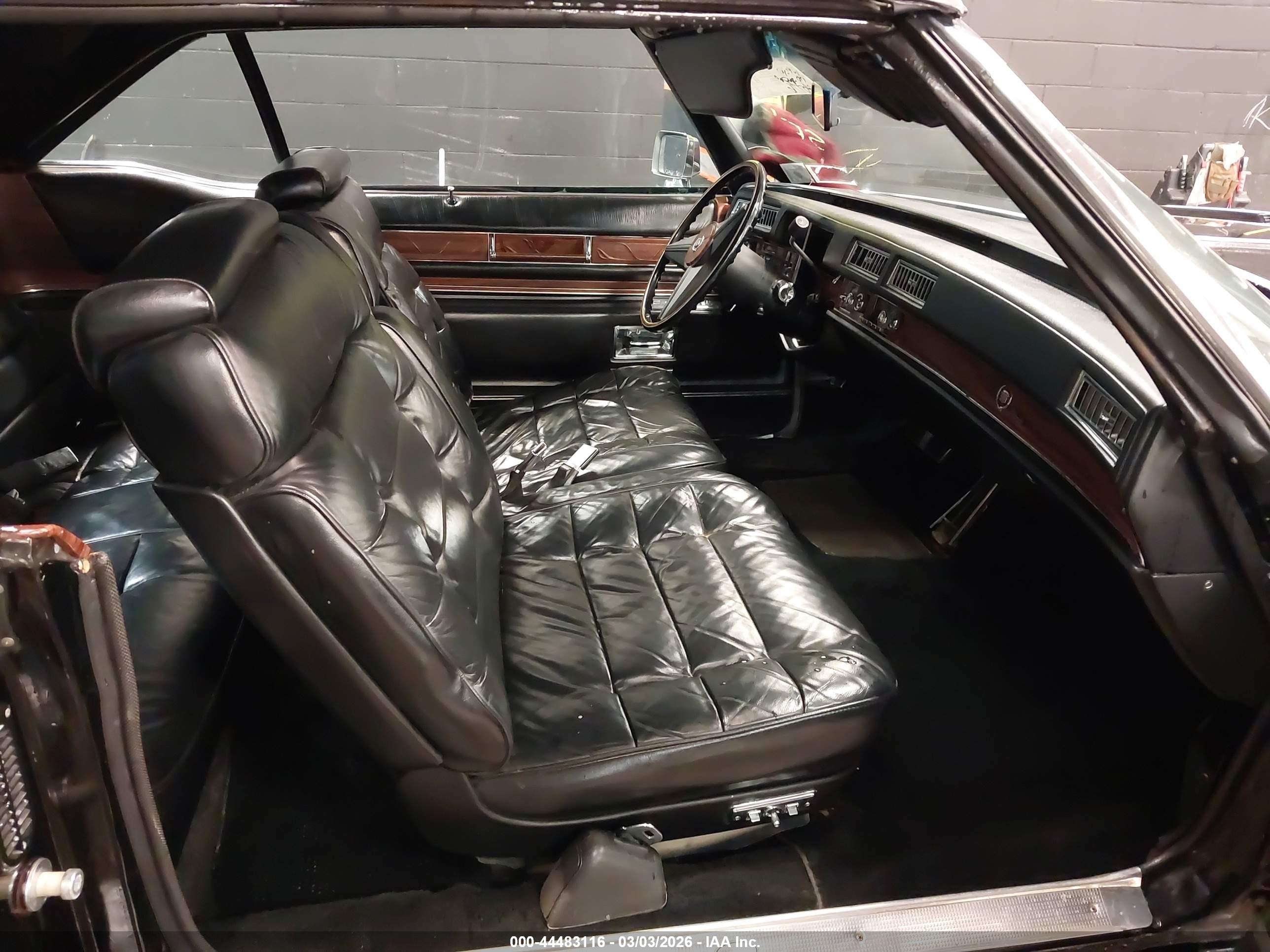 1976 Cadi Eldorado   Черный vin: 6L67S6Q230821    