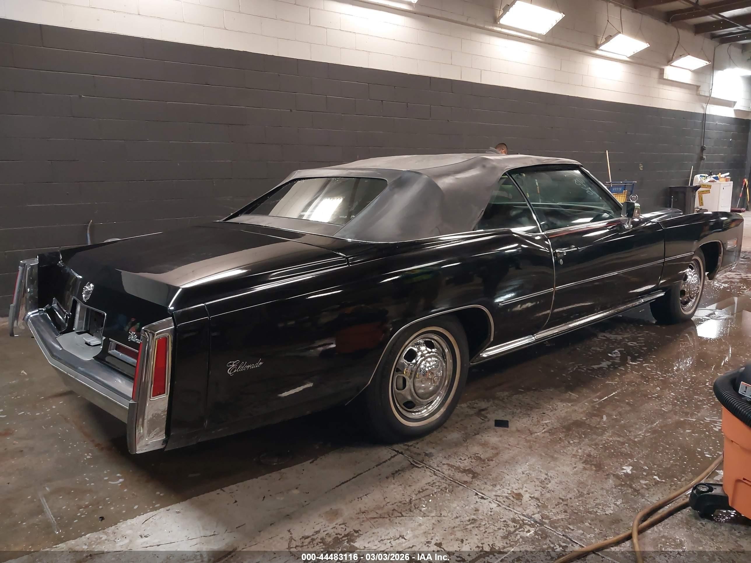 1976 Cadi Eldorado   Черный vin: 6L67S6Q230821    