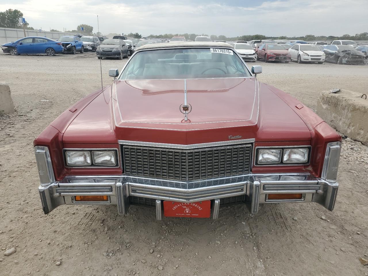 1976 Cadillac Eldorado Красный vin: 6L67S6Q236628