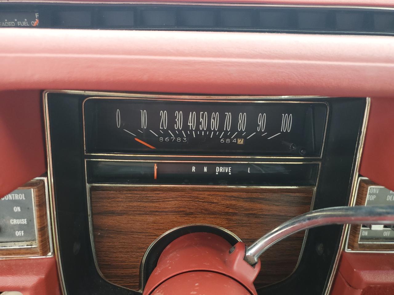 1976 Cadillac Eldorado Красный vin: 6L67S6Q236628