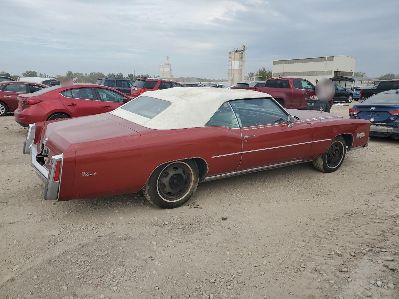 1976 Cadillac Eldorado Красный vin: 6L67S6Q236628