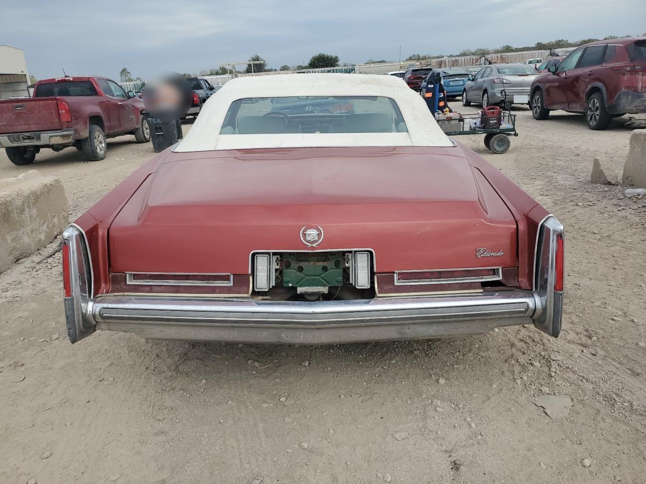 1976 Cadillac Eldorado Красный vin: 6L67S6Q236628