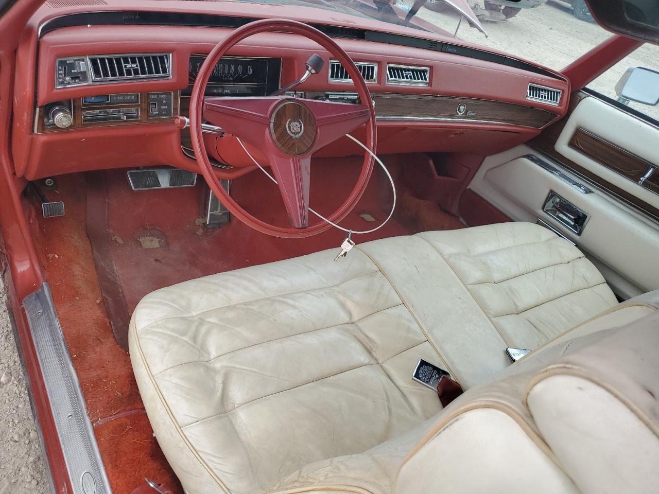 1976 Cadillac Eldorado Красный vin: 6L67S6Q236628